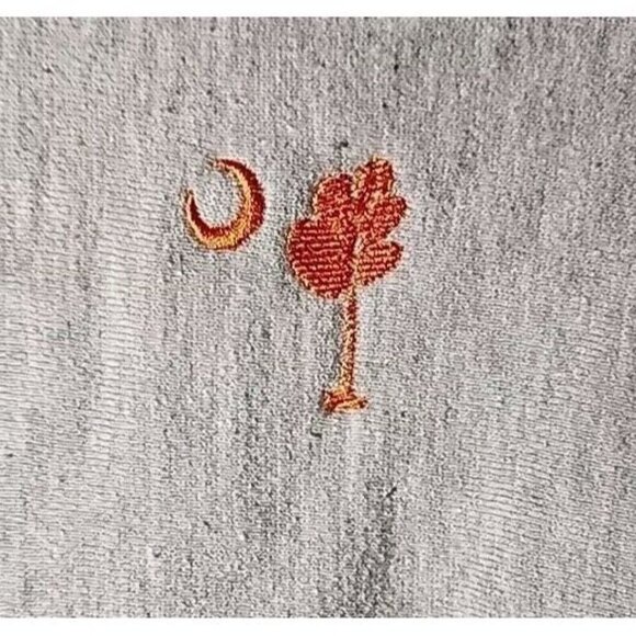 Badger Clemson Sport Long Sleeve Hoodie South Carolina Gray Orange Small - Picture 3 of 10